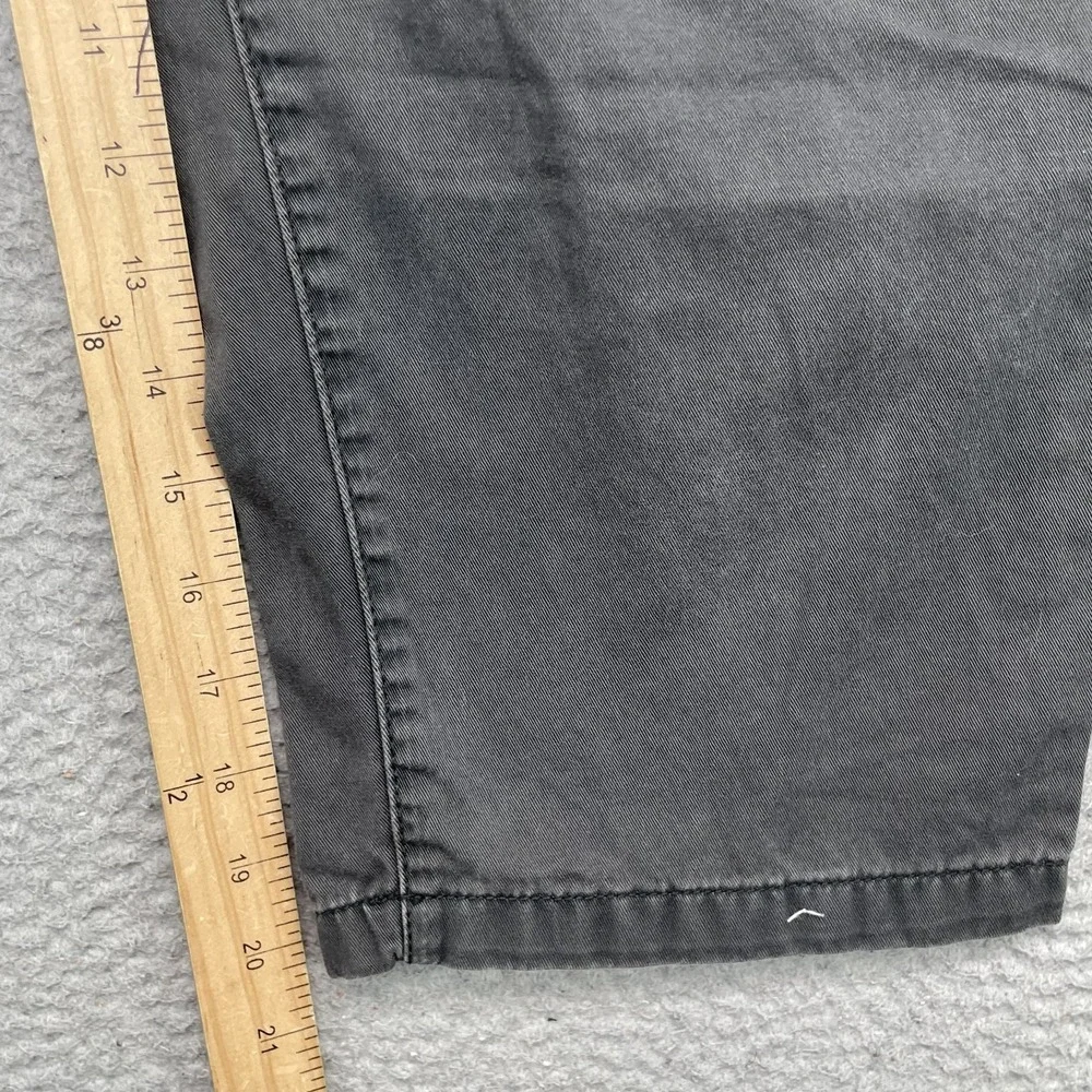 Eddie Bauer Capri Pants Women 8 Gray Baggy Gorpcore Hike Academia Y2k Preppy 90s